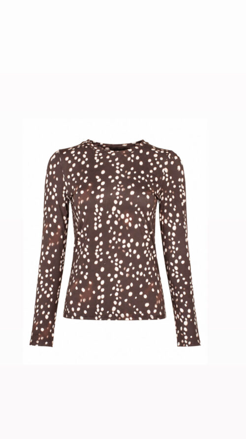 Basic soft top Bambi Brown Azzurro - Tops-Label-L