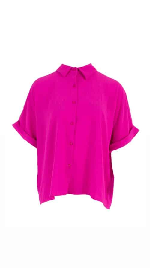 Blouse Sanne roze azzurro blouses Label-L