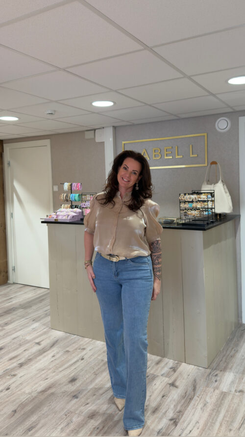 Blouse Sarah taupe Blouses- Label-L