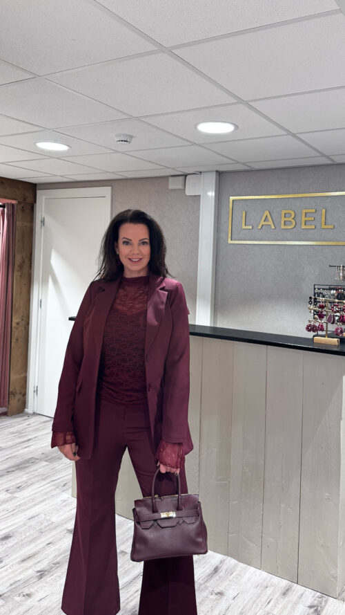 Pantalon Lara bordeaux Biba-broeken Label-L