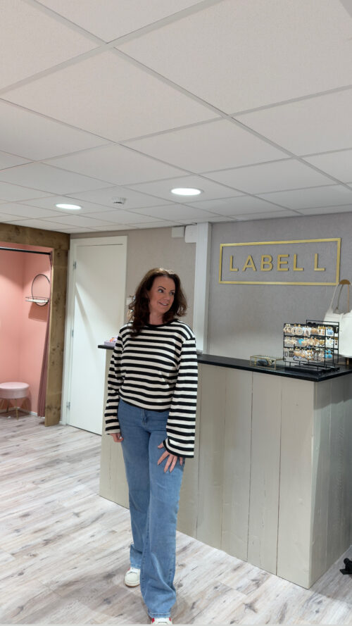 Shirt Sara stripe black sophie en me-shirts Label-L