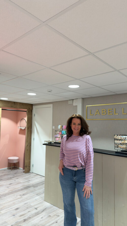 Stripe longsleeve pink:lila label-l-shirts Label-L