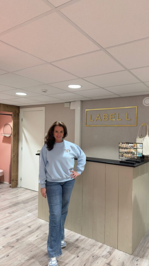 Sweater New York blue label-l-truien en vesten Label-L