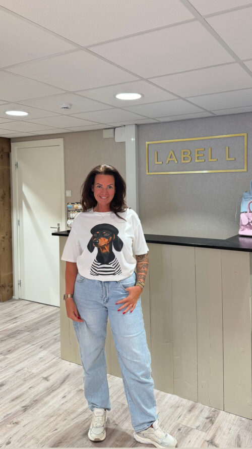 T-shirt dog barret Label-L-shirts Label-L