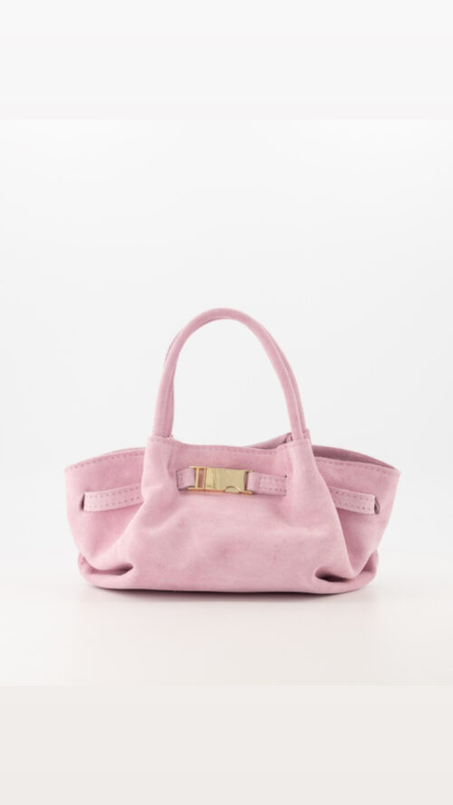 Tas suede leonie pink teatro-tassen Label-L