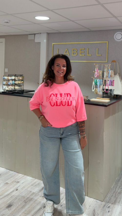 sweater Bisous club Mooij -truien en vesten Label-L